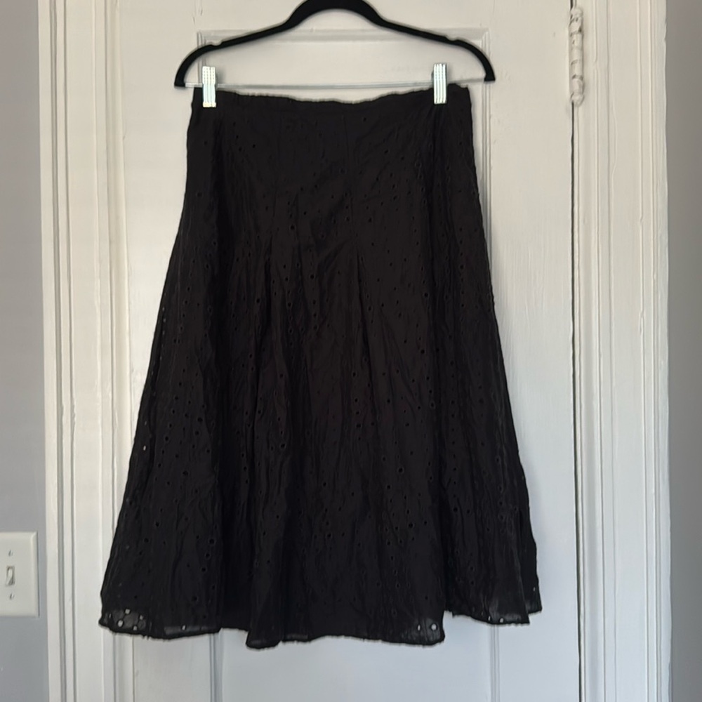 NWT Jcrew midi eyelet skirt size 8